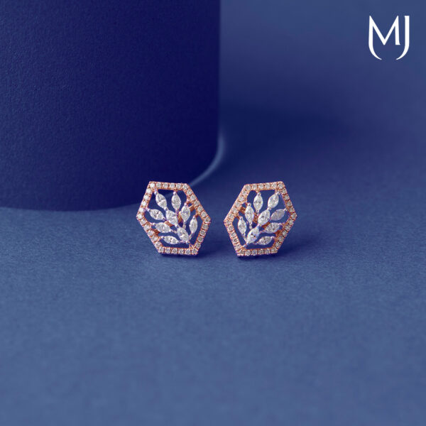 Light weight real diamond earrings