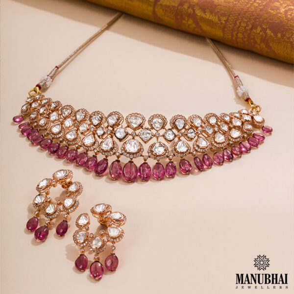 Polki necklace set