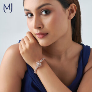 Light weight real diamond bracelet