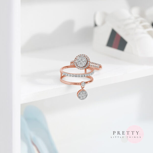 Real diamond ring