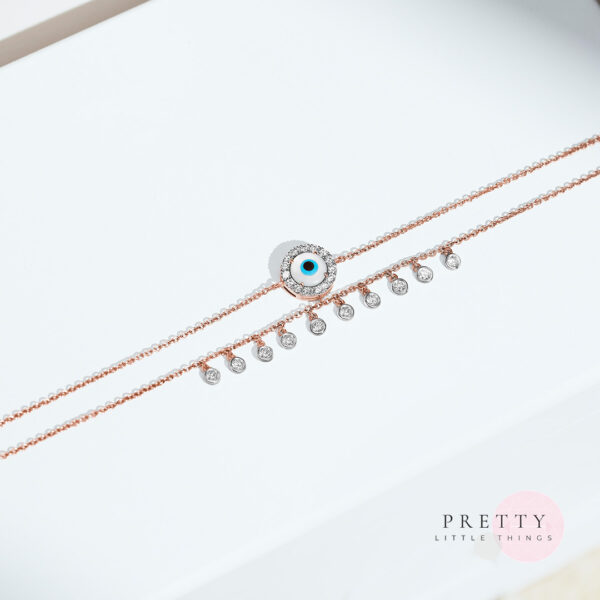 Light weight real diamond bracelet