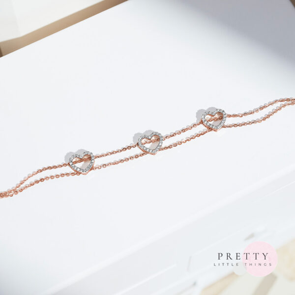 Light weight real diamond bracelet