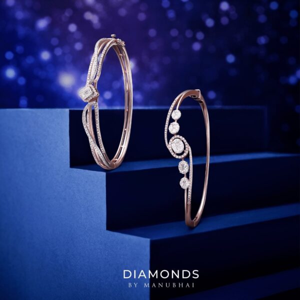 Real diamond bangle