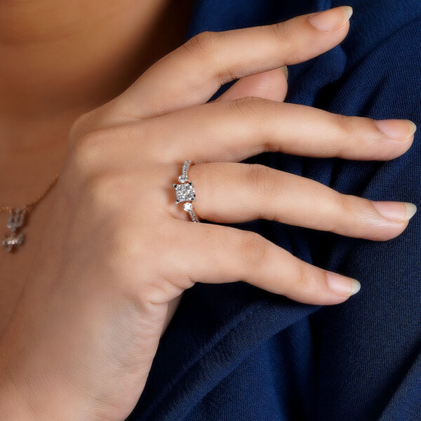 Real diamond ring