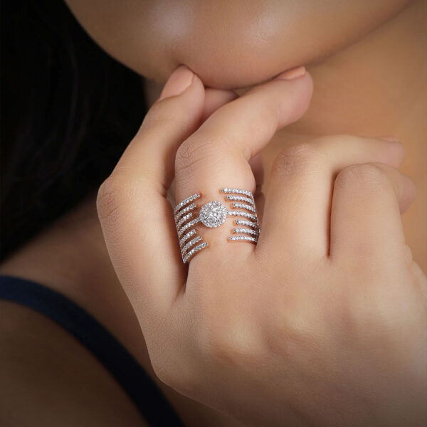 Real diamond ring
