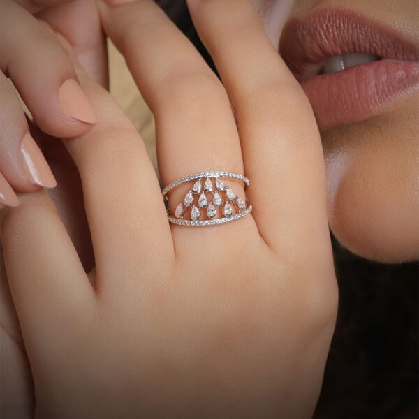 Real diamond ring
