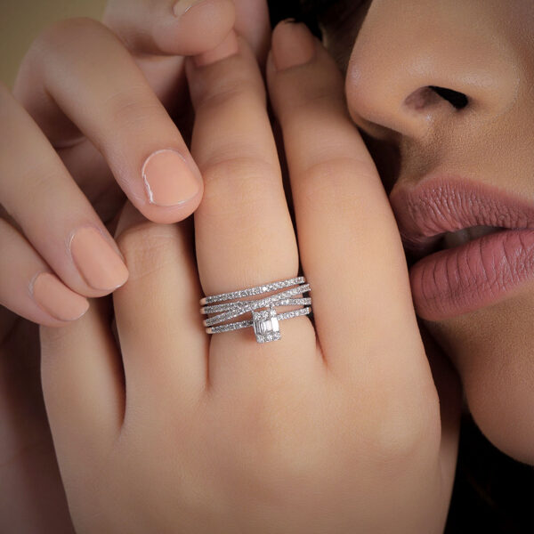 Real diamond ring