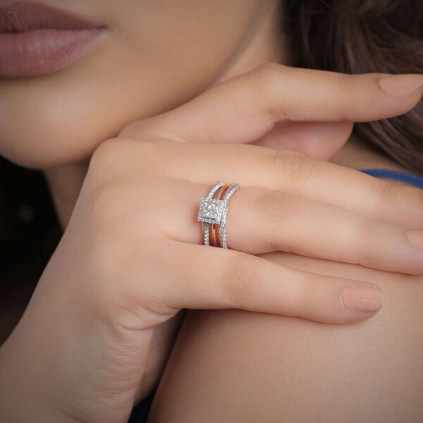Real diamond ring