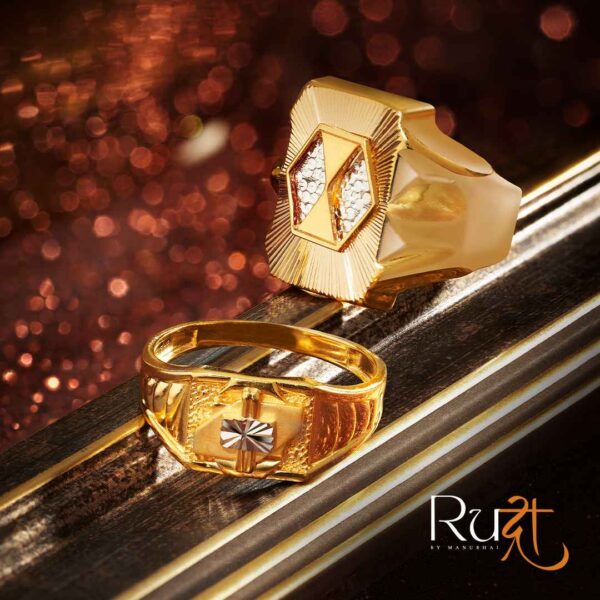Light weight gold ring