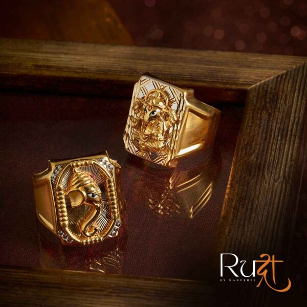 Light weight gold ring