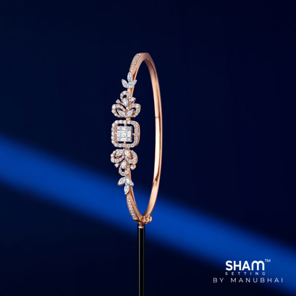 Real diamond bangle