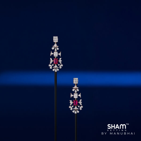 Real diamond earrings