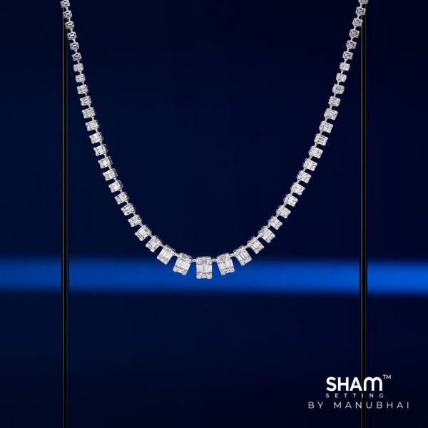 Diamond necklace set