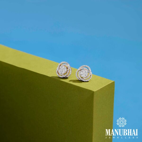 Real diamond earrings