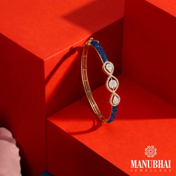 Light weight real diamond bracelet