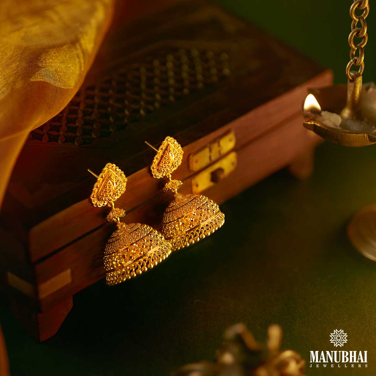 Manubhai jewellers | navratri delights: a special jewellery collection for festive glamour