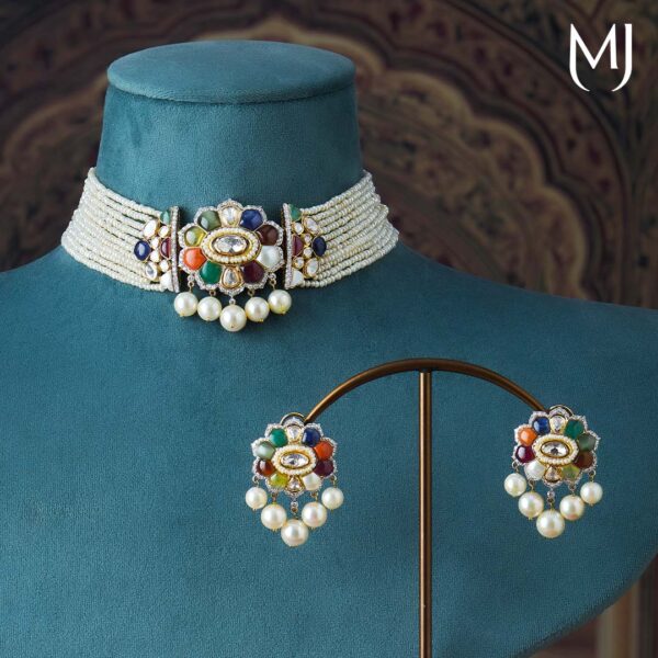 Polki necklace set