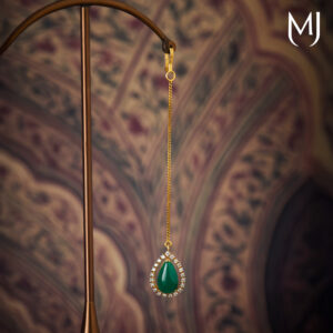 18 kt tayra polki maangtika