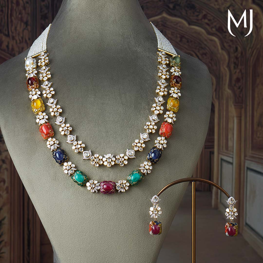 Polki necklace set