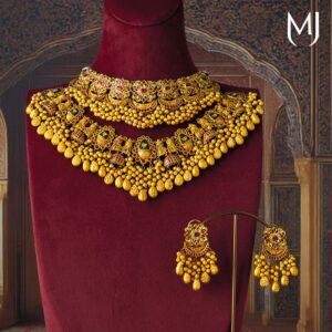 22 kt kalakruti heritage necklace set