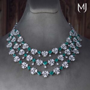 14kt virella diamond necklace set