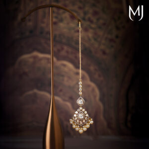 14 kt polki maangtika