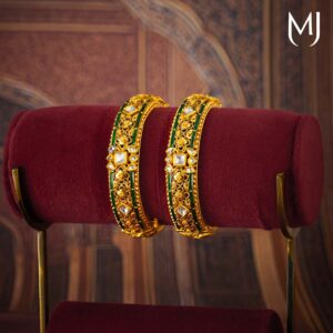 Antique Bridal Gold Bangle (22K) Design