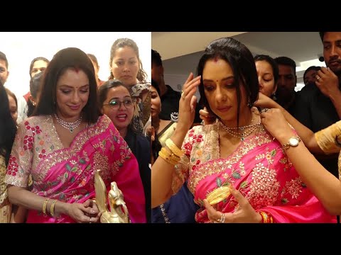 Manubhai jewellers | scintillating rupali ganguly inaugurates manubhai jewellers’ – thane store