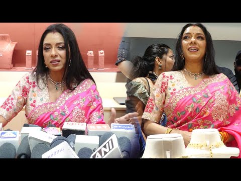 Manubhai jewellers | scintillating rupali ganguly inaugurates manubhai jewellers’ – thane store