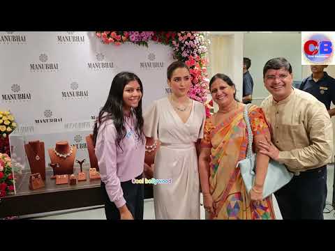 Manubhai jewellers | sanya malhotra shines bright at manubhai jewellers' anniversary edit collection launch