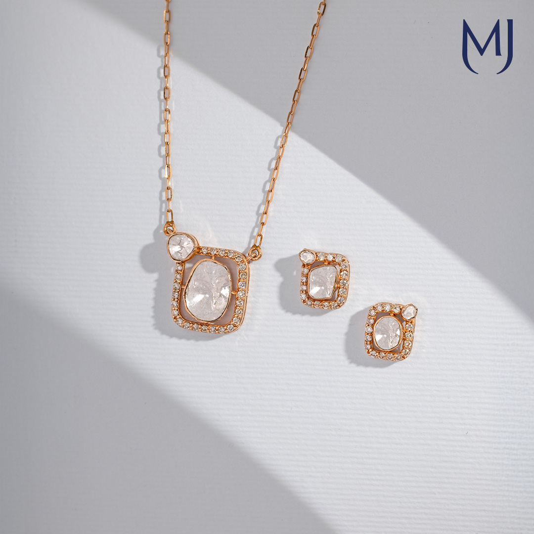 Polki pendant set