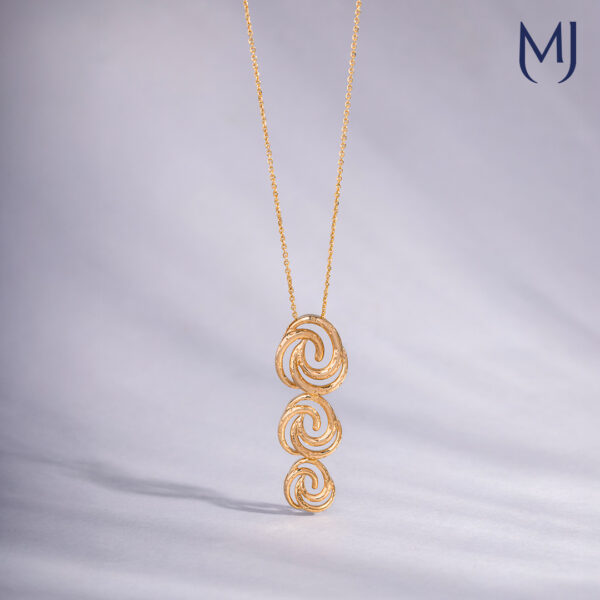Light weight gold pendant (14k)