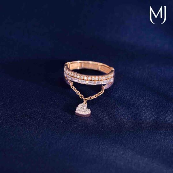 Light weight real diamond ring