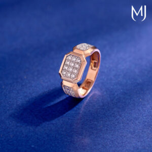 Light weight real diamond ring