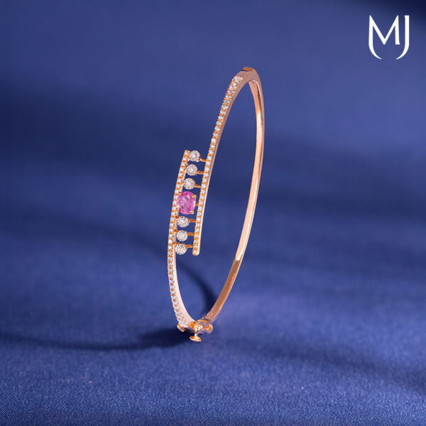 Light weight real diamond bracelet