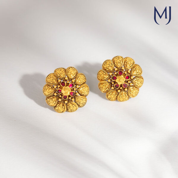 Antique Vintage Bridal Earrings (22K)