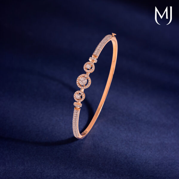 Light weight real diamond bracelet
