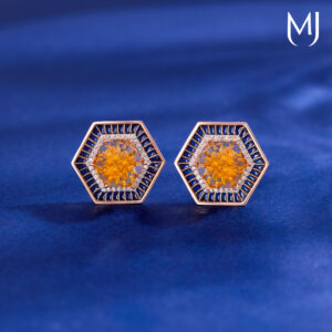 Light weight real diamond earrings