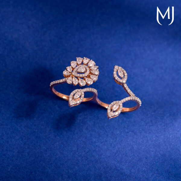 Light weight real diamond ring