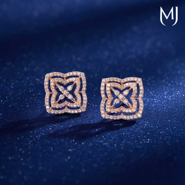 Real diamond earrings