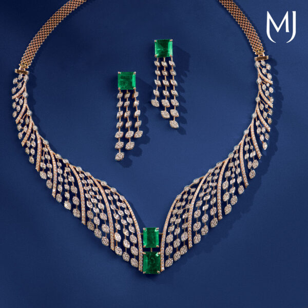 Diamond necklace set