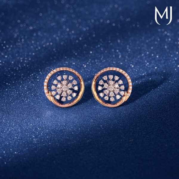 Real diamond earrings