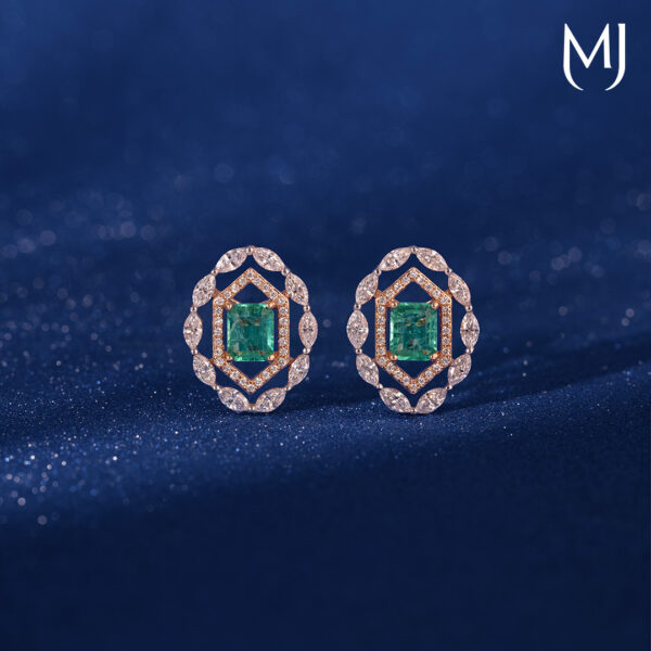 Real diamond earrings
