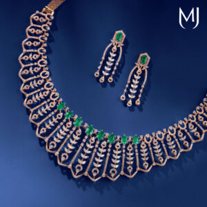 Diamond necklace set