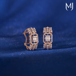 Real diamond earrings