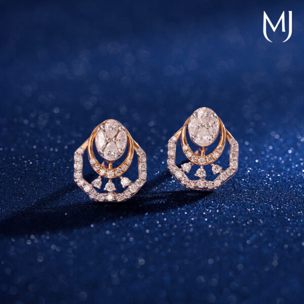 Real diamond earrings