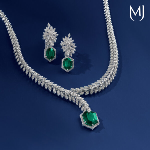 Diamond necklace set