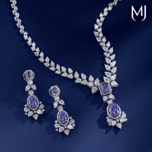 Diamond necklace set