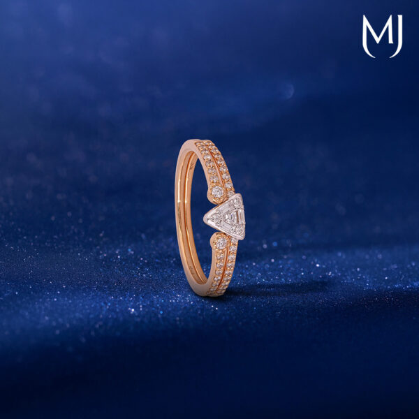 Light weight real diamond ring