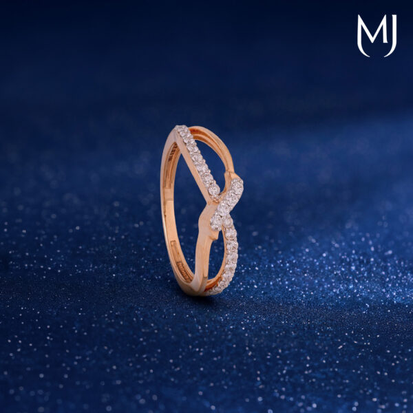 Light weight real diamond ring